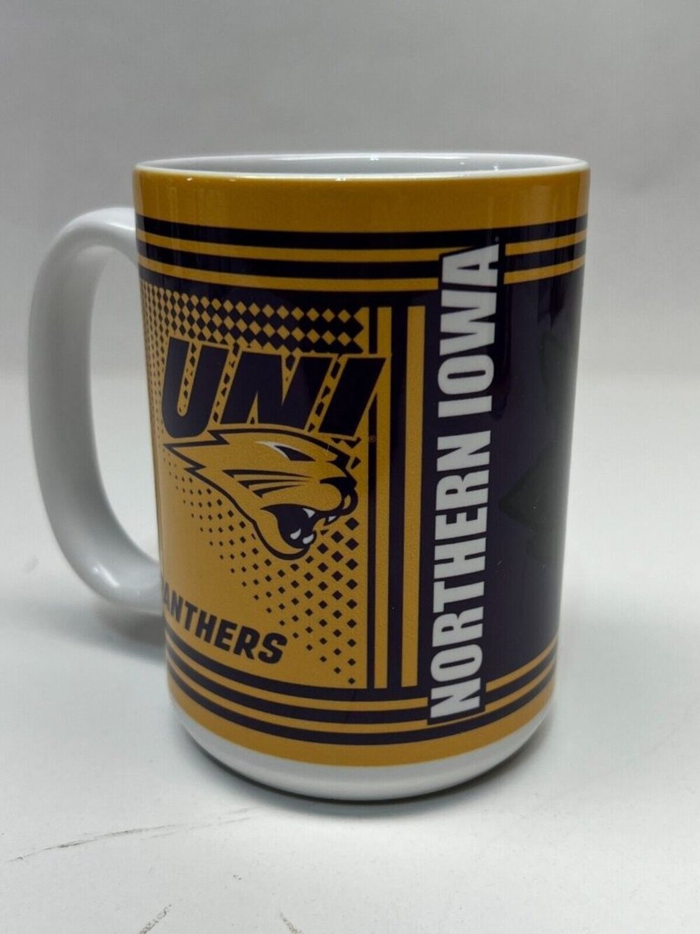 Northern Iowa Panthers 15oz Hero Ceramic Coffee Mug - Official NCAA Merchandise